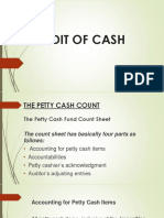 Audit of Cash