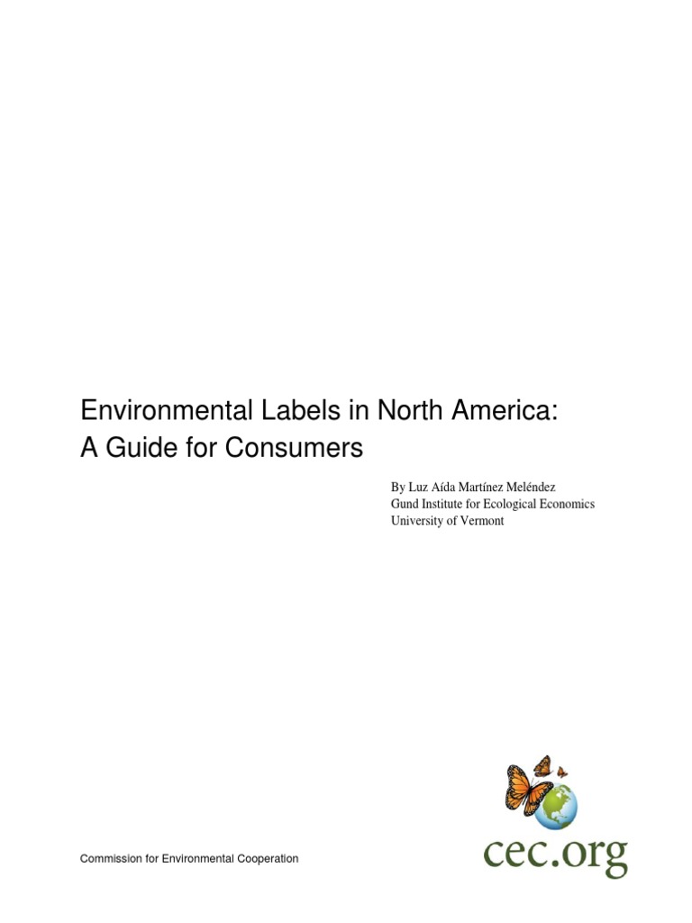 4352 Environmental Labels in North America Guide Consumers en | PDF ...