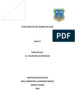 Observaciones Guia Grado Sexto - Docente 3