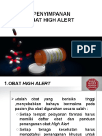 Penyimpanan Obat High Alert