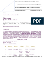 Gmail - FWD - DERECHO DE PETICION ARTICULO 23 DE LA CONSTITUCIÓN NACIONAL-DEISY CACERES