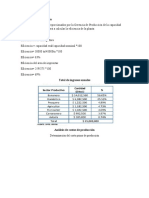 Análisis de costos de producción