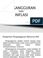 Pertemuan 7 PENGANGGURAN Dan INFLASI