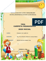 DOCUMENTOS DE CARPETA PEDAGÓGICO Rellenado