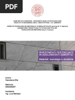 Tesina tecnologia dei materiali