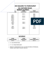 Metrobus Timetable10