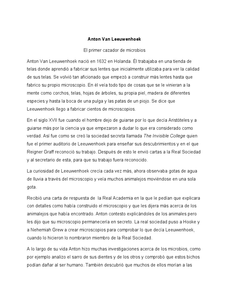 Resumen Cazadores de Microbios | PDF | Luis Pasteur | Microorganismo