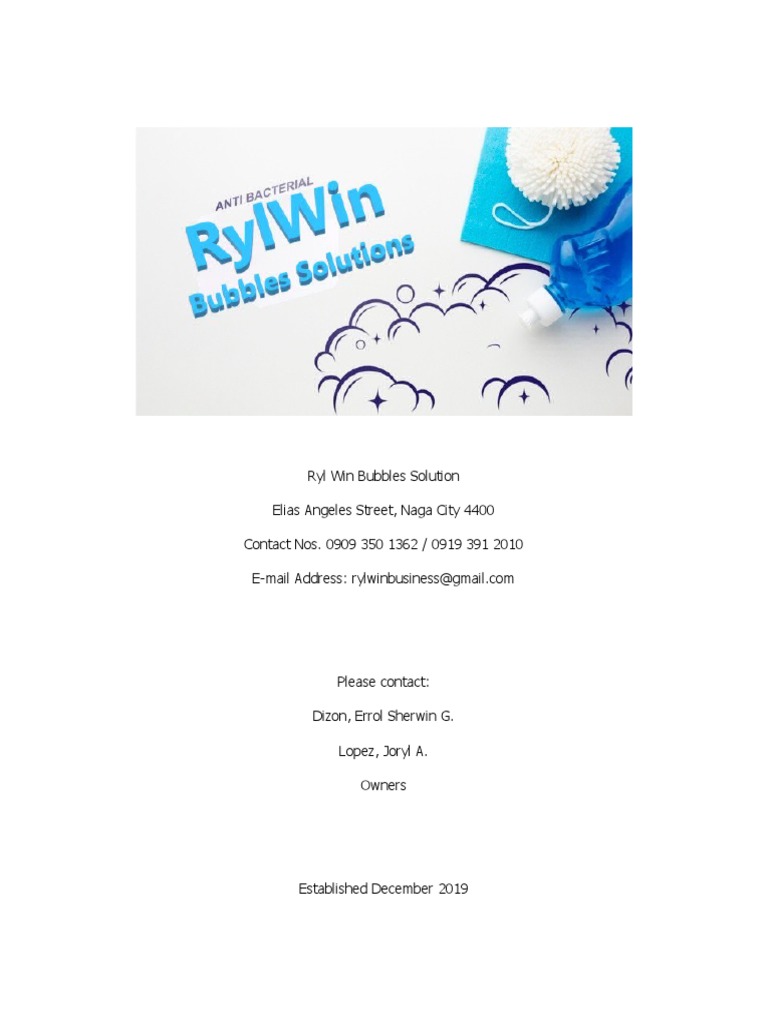 Narrative Advertising for Ryl Win Bubbles | PDF | Media Manipulation ...