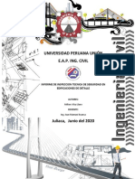 Informe de inspección técnica de seguridad en edificaciones de la Universidad Peruana Unión