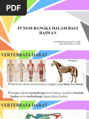 Fungsi Rangka Bagi Haiwan Pdf