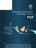 Periodisasi Sastra Dan Peta Masalahnya