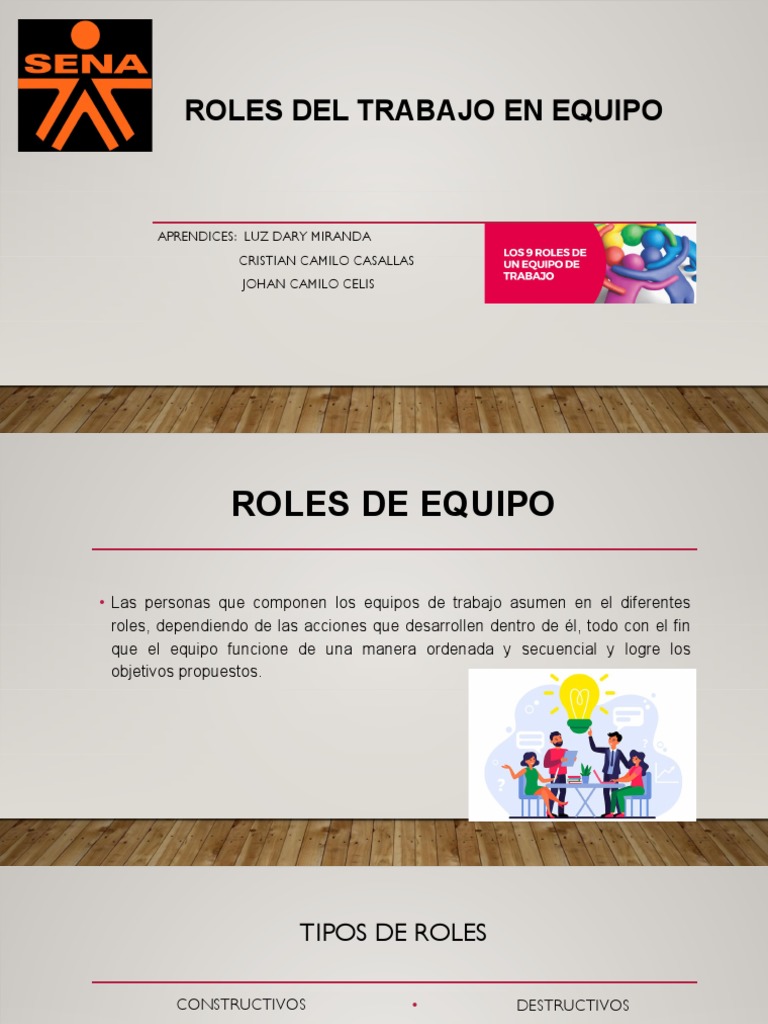 Roles en Equipos de Trabajo | PDF
