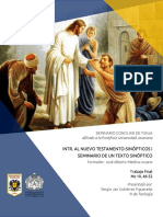 Seminario de Un Texto Sinóptico Intr. Al Nuevo Testamento-Sinópticos I