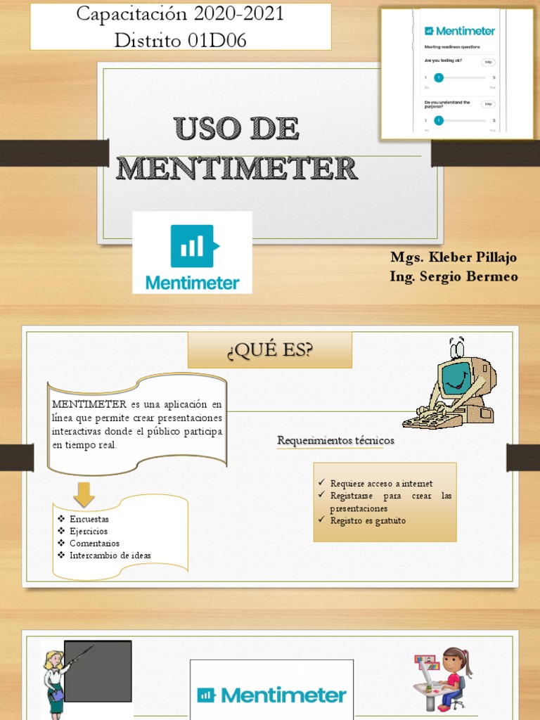 Uso y Creación de Mentimeter | PDF | Contraseña | Computación en la nube