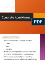 Concrete Admixtures