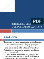 The Employees - Compensation Act 1923