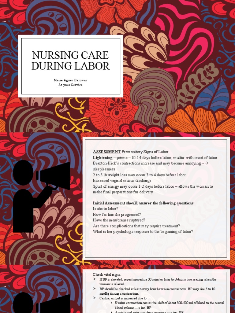 Nursing Interventions for Labor Care | PDF | Childbirth | Diseases And ...