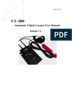 GPS VT-300 Automatic Vehicle Locator User Manual SEO Summary