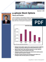 Mauboussin - Employee Stock Options - Theory and Practice PDF