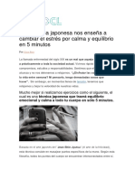 Articulo Tecnica Japonesa para Eliminar El Estres PDF