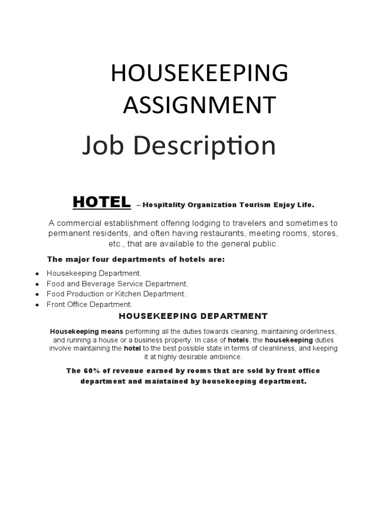 Housekeeping Ankit PDF Housekeeping Hotel