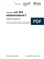 Who Are The Stakeholders - Diagram PDF