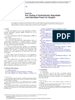 Astm F1635.6677 Degradación Hidrolítica