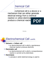 Electrochemistry