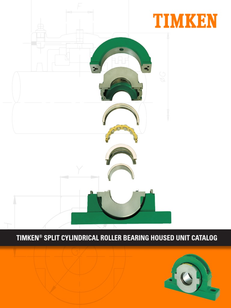 Timken Soportes Partidos Revolvo (Ingles) PDF Bearing (Mechanical