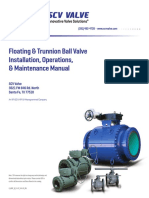 Floating & Trunnion Ball Valve Installation, Operations, & Maintenance Manual