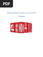 Ethical Issues Practice in Coca Cola Company