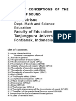 West Kalimantan Students' Conceptions About Sound