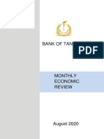 Bank of Tanzania Monthly Economic Review