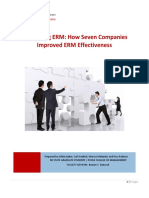 Revamping ERM: How Seven Companies Improved ERM Effectiveness