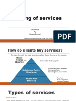 Session 16 Pricing of Services