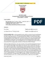Harvard 1925 - Syllabus F2020 Aug 17 PDF