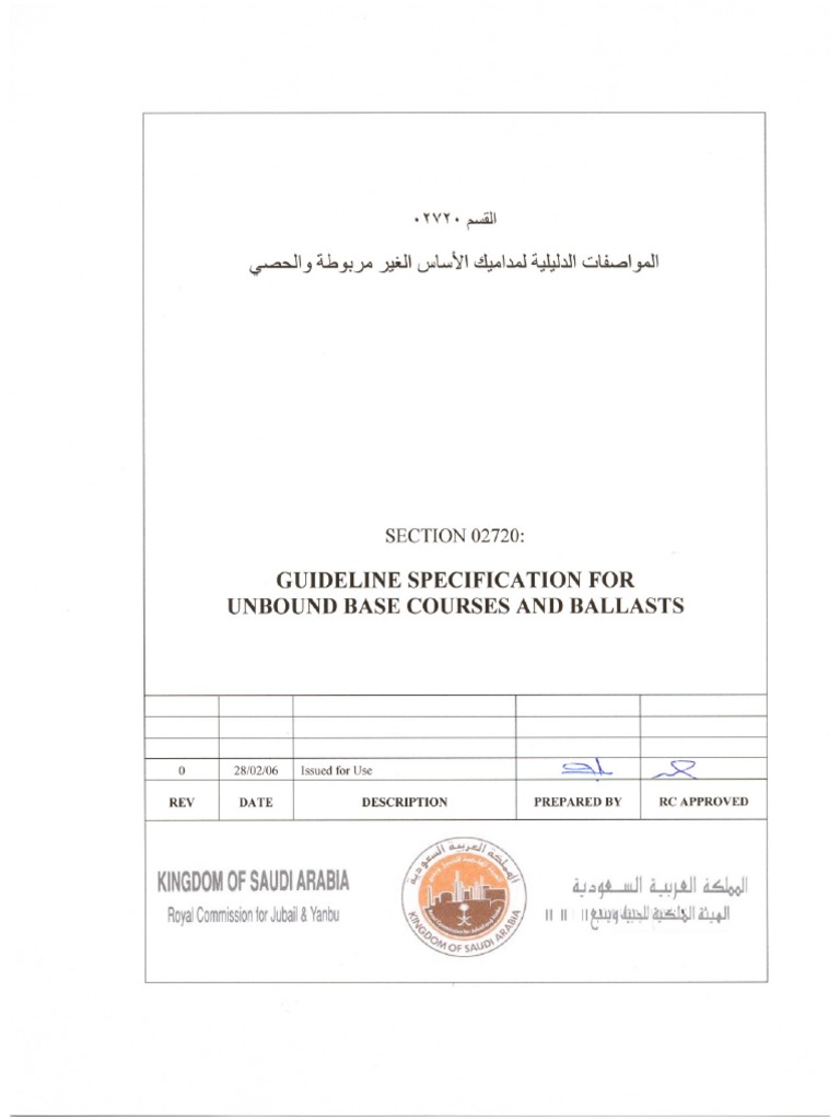 Unbound Base Courses and Ballasts Guide | PDF | Construction Aggregate ...