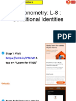 Trigonometry: L-8: Conditional Identities