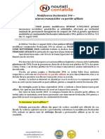 Modificarea Declaratiei 394 - Tranzactii Cu Partile Afiliate