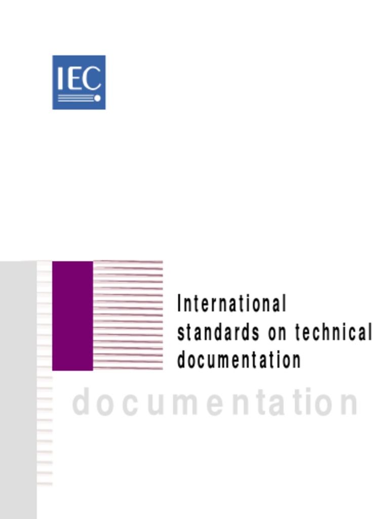 IEC Standards for Technical Documentation | PDF | International ...