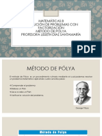 Situaciones Con Factorización Aplicacion Metodo de Pólya 1 PDF