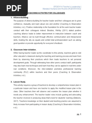 D1; Teacher Leader Coaching Activities.docx
