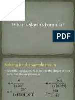 4 Slovins Formula