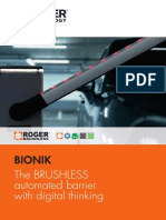 Bionik: The Brushless Automated Barrier With Digital Thinking