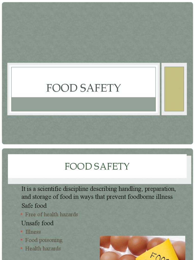 Essential Food Safety Guidelines | PDF | Foodborne Illness | Foods