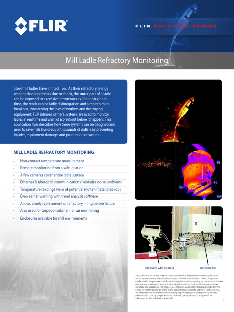 Mill Ladle Refractory Monitoring | PDF | Infrared | Thermography