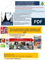 DR - Rachmat Sentika - Tumbuh Kembang HARI ANAK 12 AGUSTUS 2020 DR - Rachmat