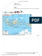 Indonesia Latitude and Longitude Map PDF