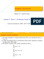 Capitulo 2 - Parte IV - Método de Grande M e Duas Fases 2020