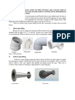 Types of Pipe Fittings and Valves for Water Supply